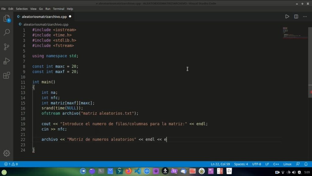 Guardar arreglo en archivo en C++: tutorial paso a paso